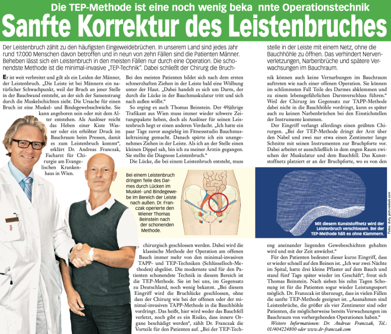 Leistenbruch (Leistenhernie) - Ursache, Behandlung Und Operation